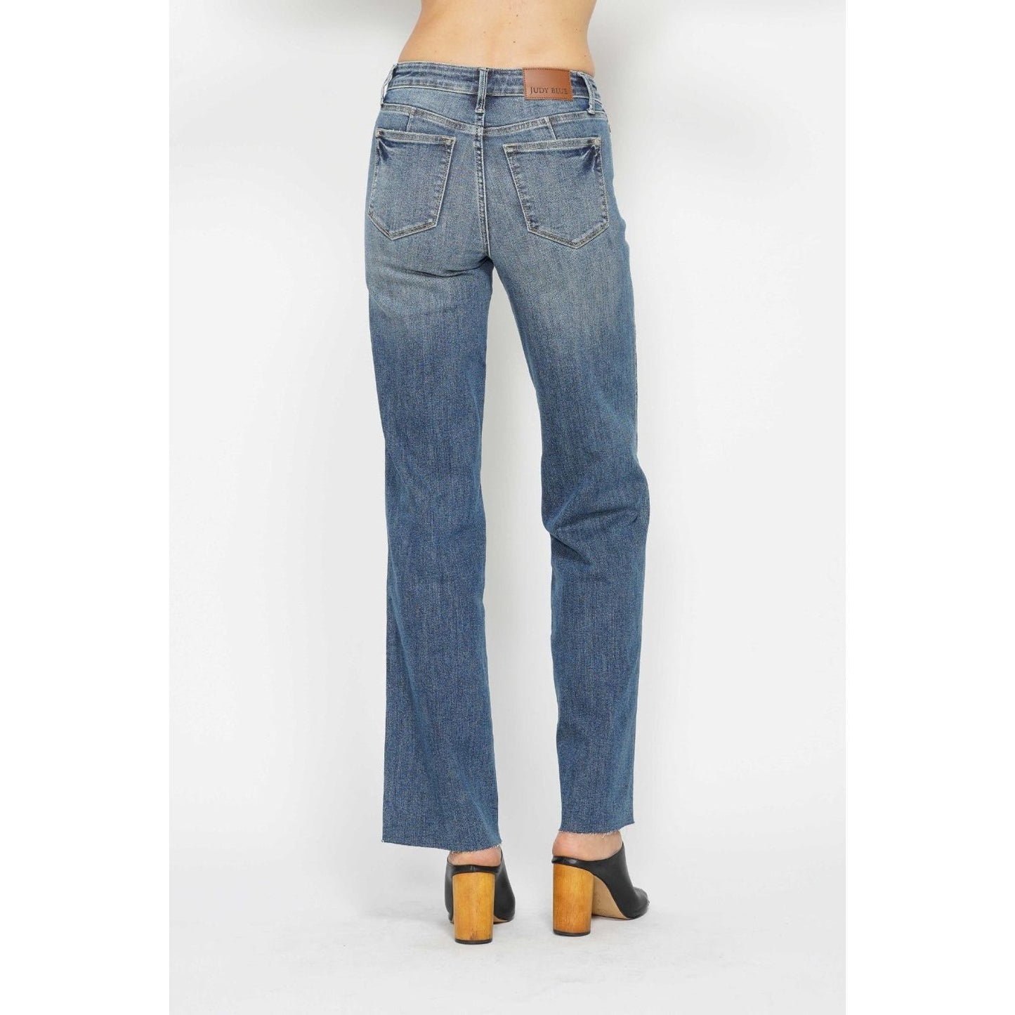 Judy Blue Full Size Tummy Control Straight Jeans