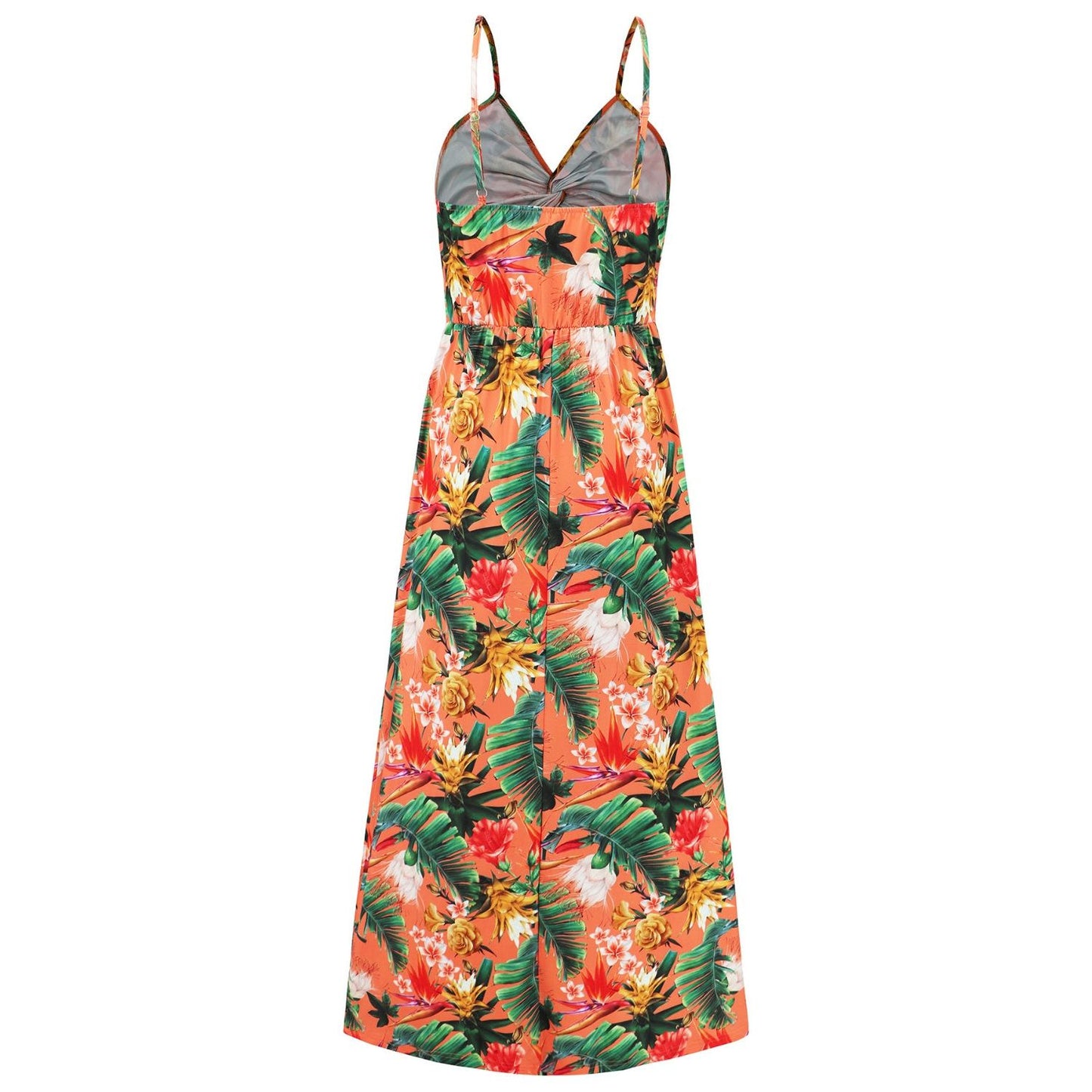 Twisted Printed V-Neck Cami Dress