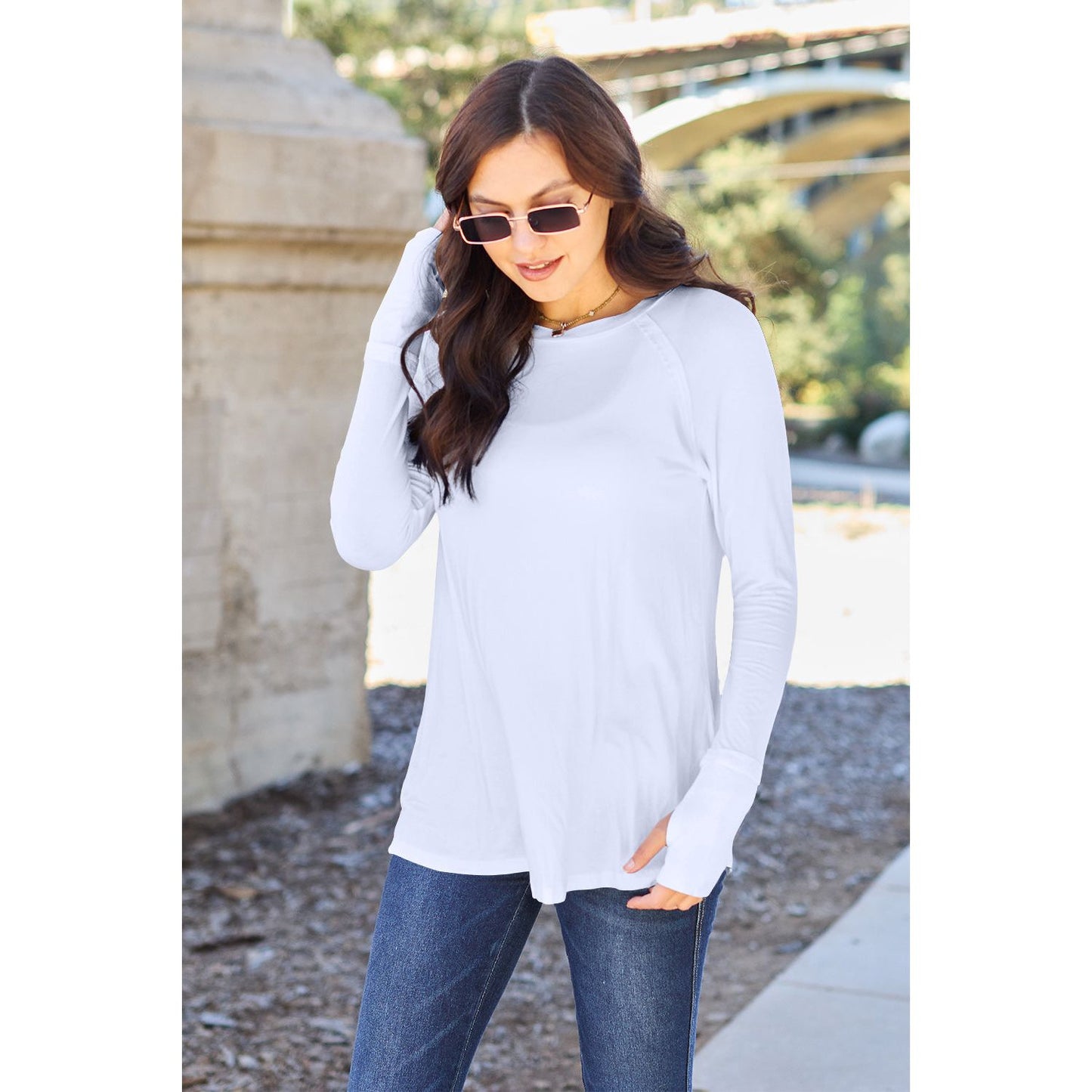 Basic Bae Full Size Round Neck Long Sleeve T-Shirt