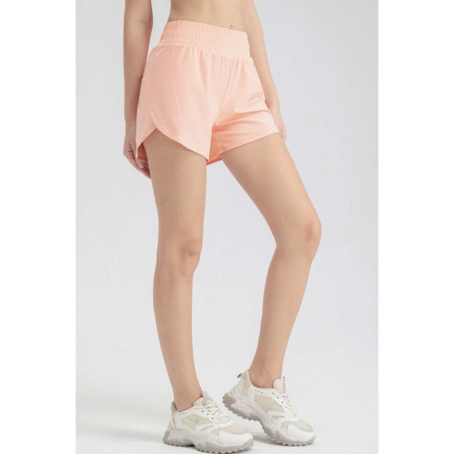 Elastic Waist Active Shorts