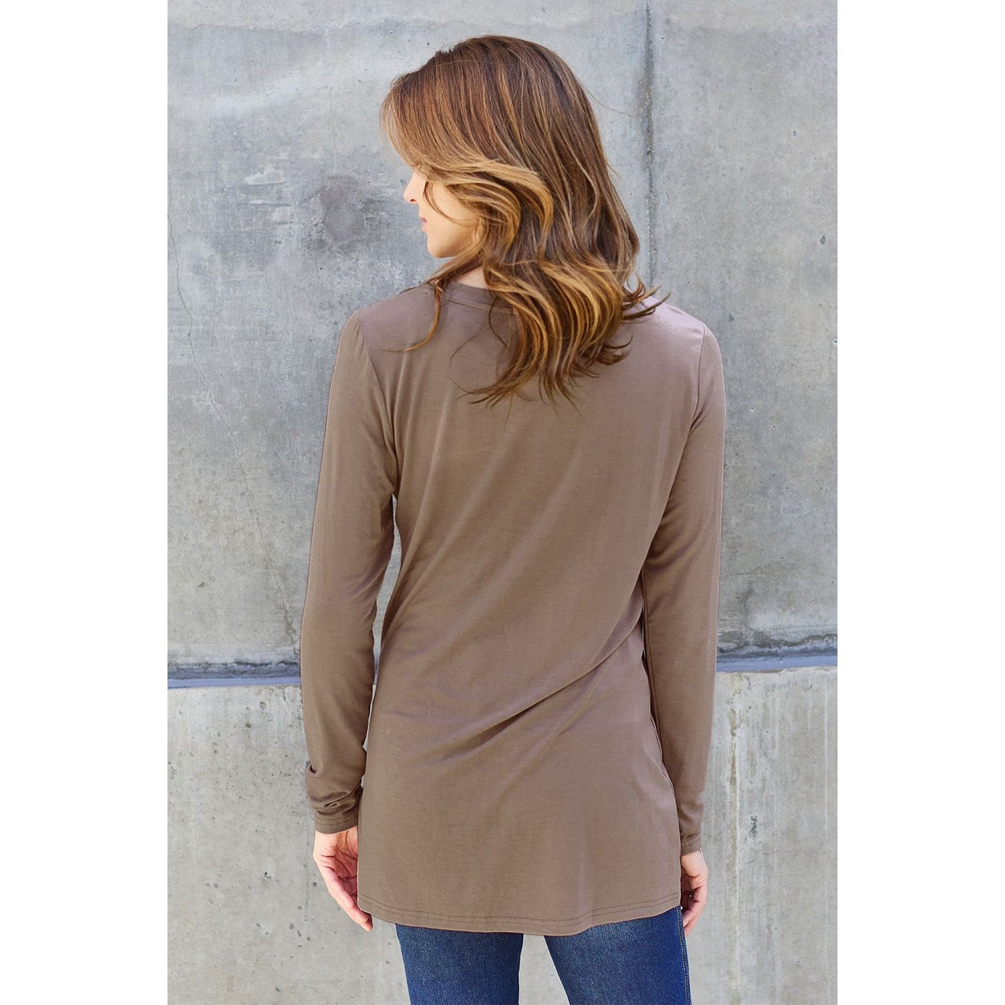 Basic Bae Full Size Round Neck Long Sleeve Top