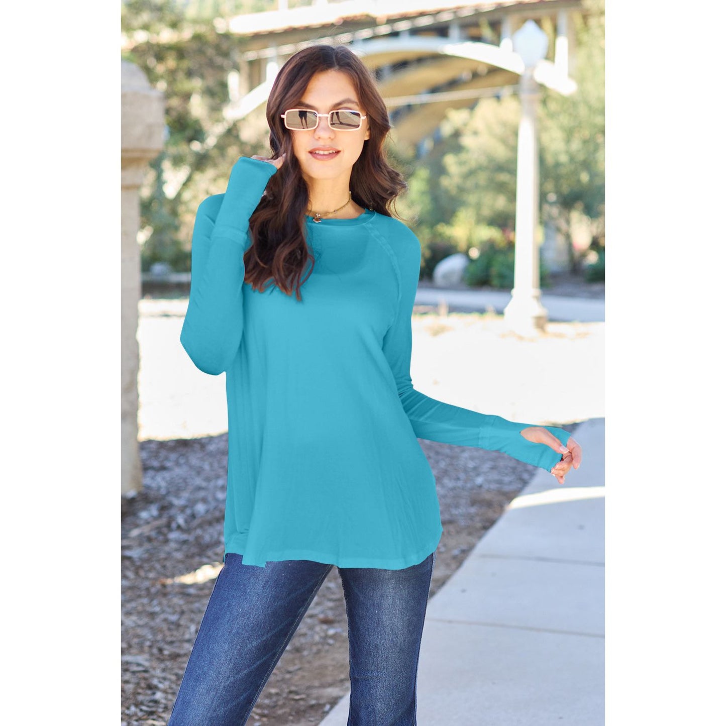 Basic Bae Full Size Round Neck Long Sleeve T-Shirt