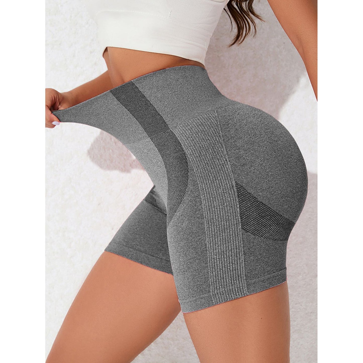 High Waist Active Shorts