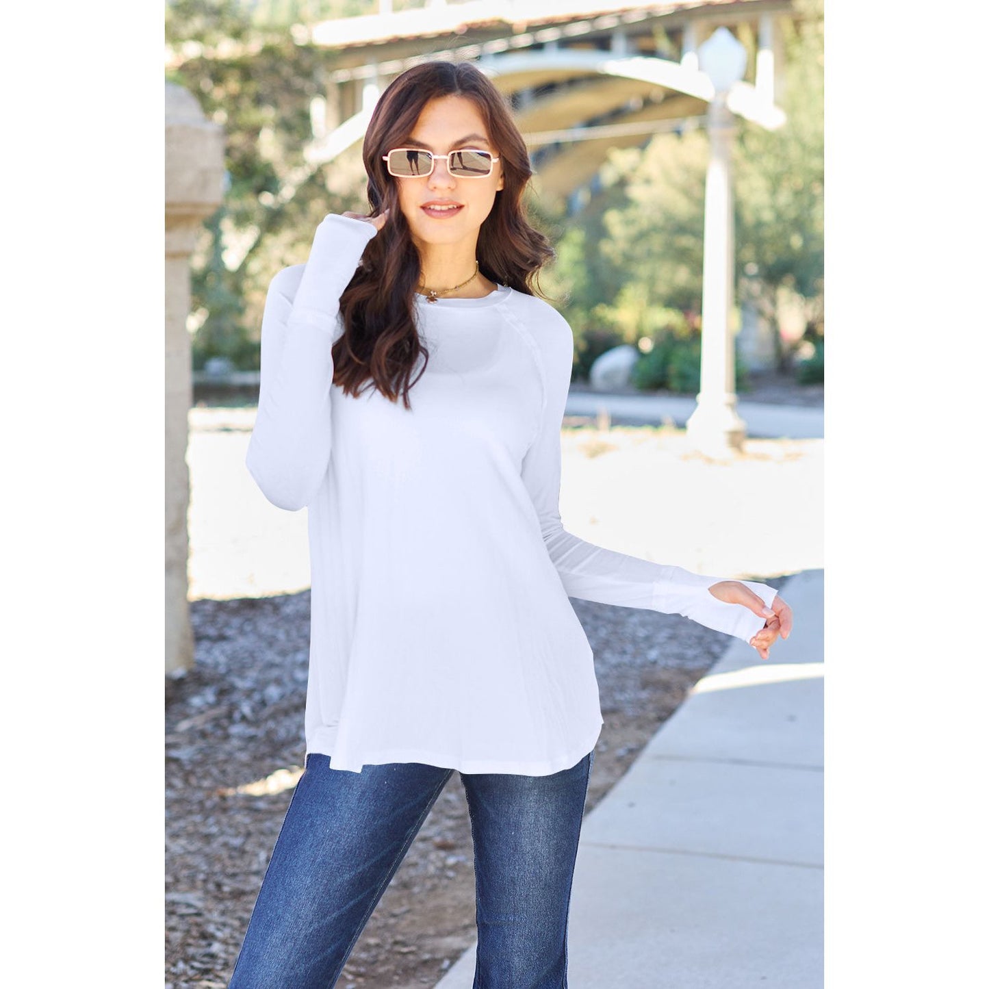 Basic Bae Full Size Round Neck Long Sleeve T-Shirt