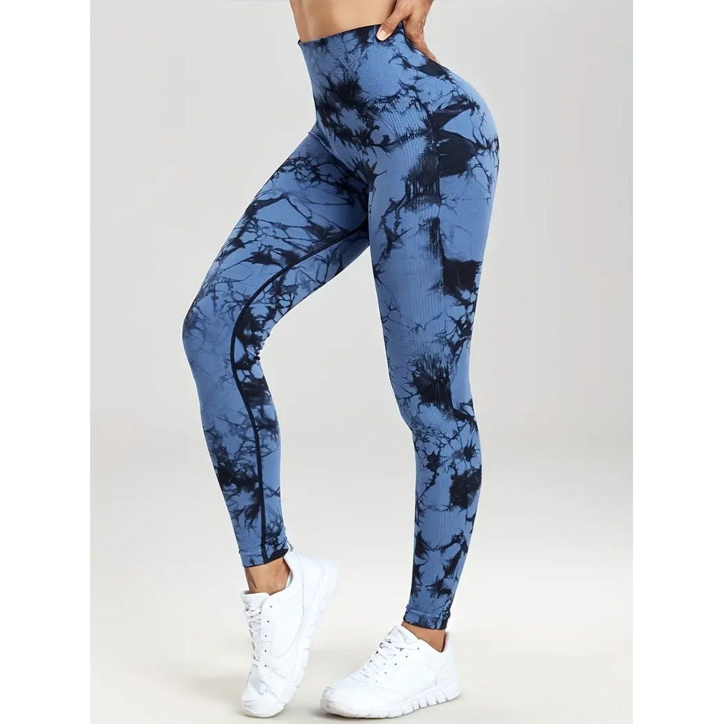 Printed High Waist Active Pants