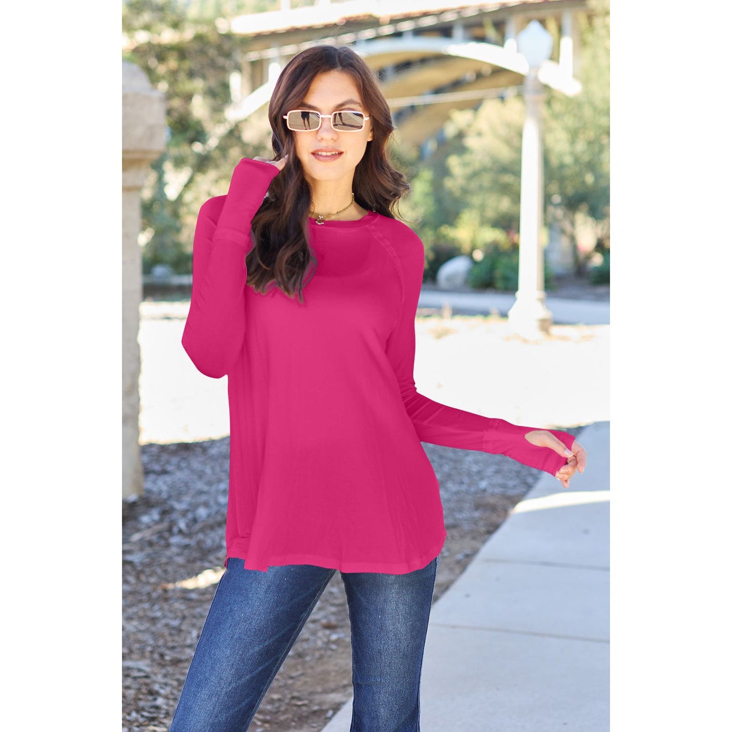 Basic Bae Full Size Round Neck Long Sleeve T-Shirt