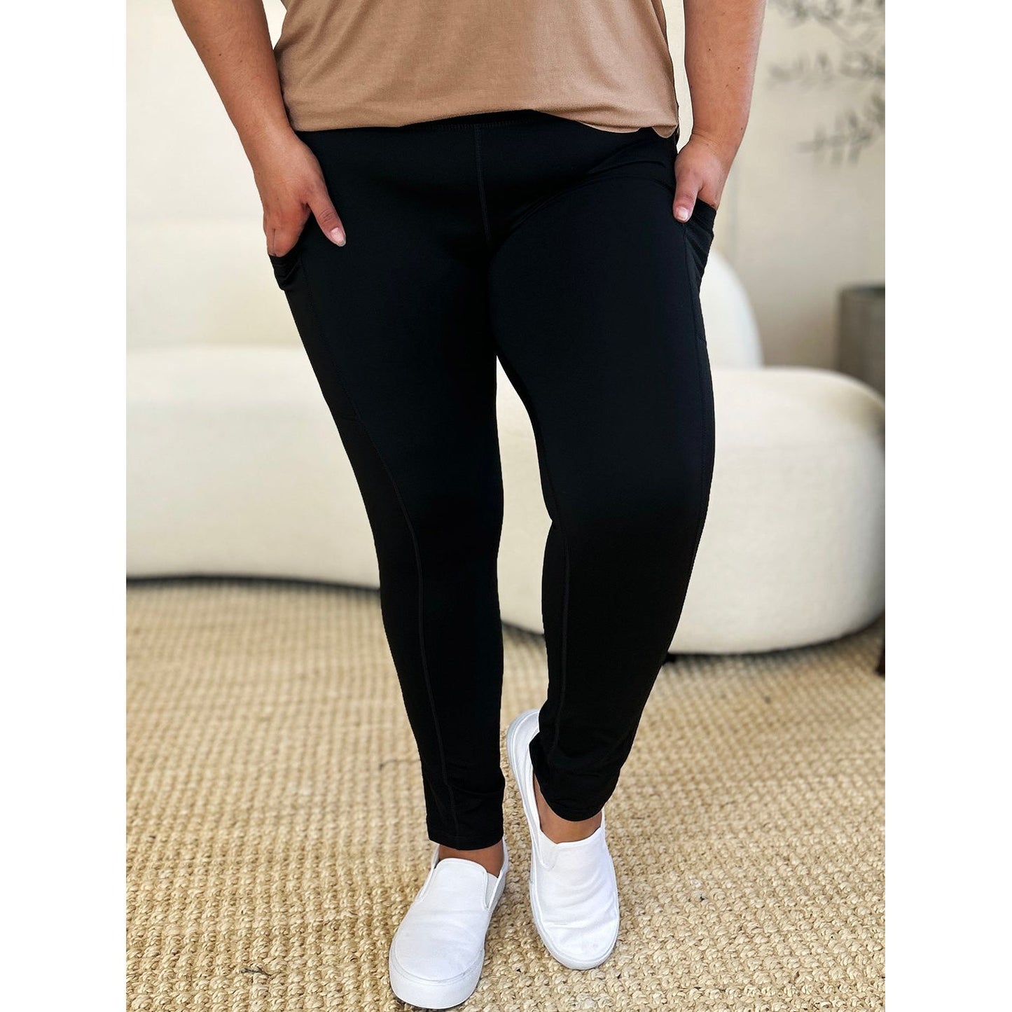 Wide Waistband Sports Leggings