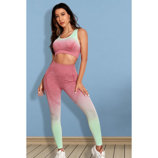 Gradient Sports Tank and Leggings Set