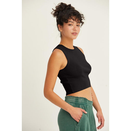 HYFVE Ribbed Knit Cropped Tank