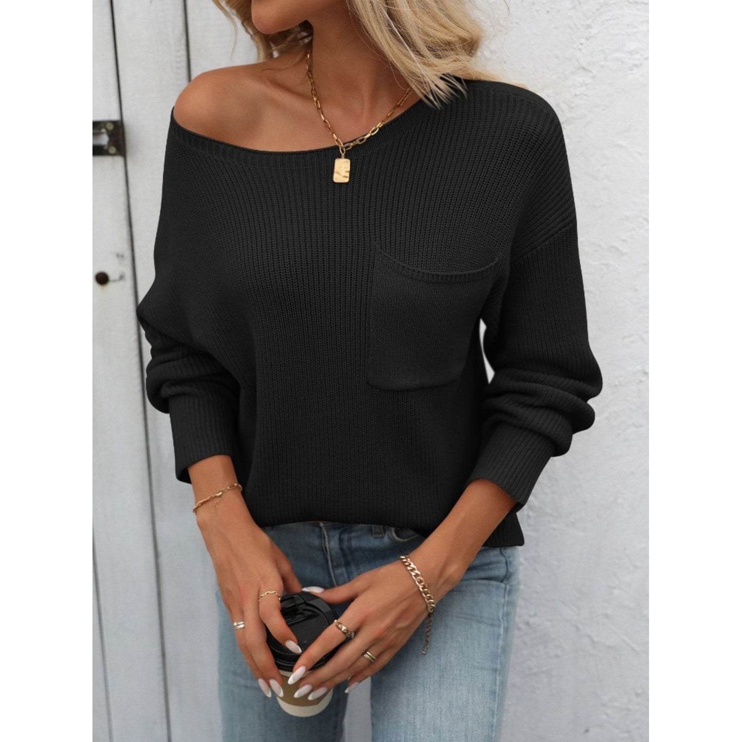 Mandy Round Neck Long Sleeve Sweater