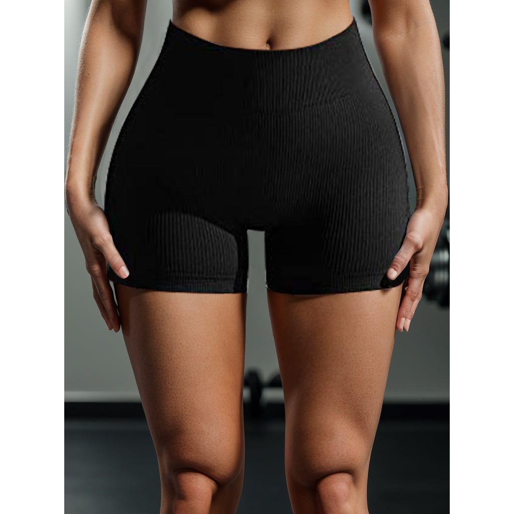 High Waist Active Shorts