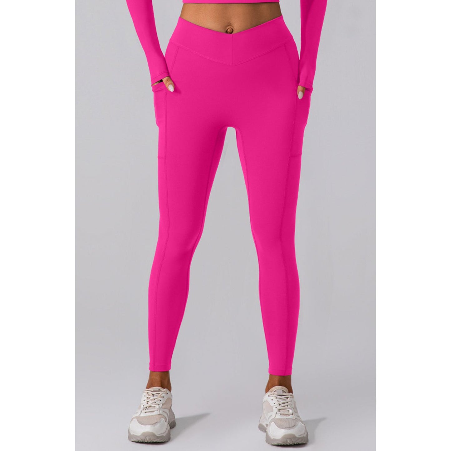 High Waist Active Leggings with Pockets