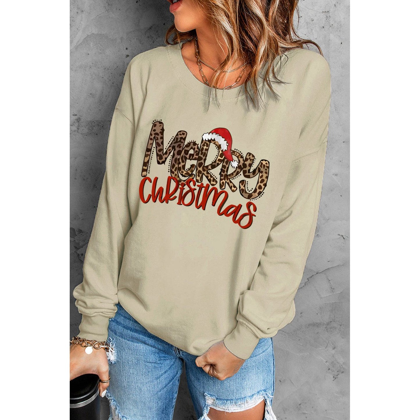 MERRY CHRISTMAS Graphic Sweatshirt