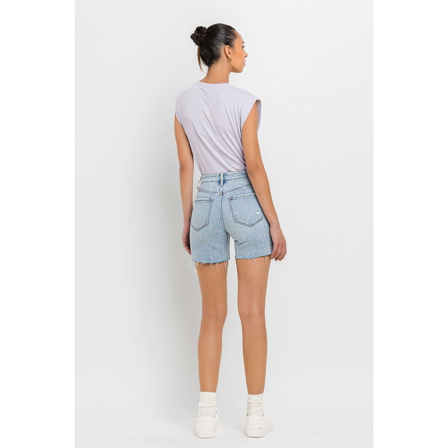 Vervet by Flying Monkey High Rise Denim Shorts