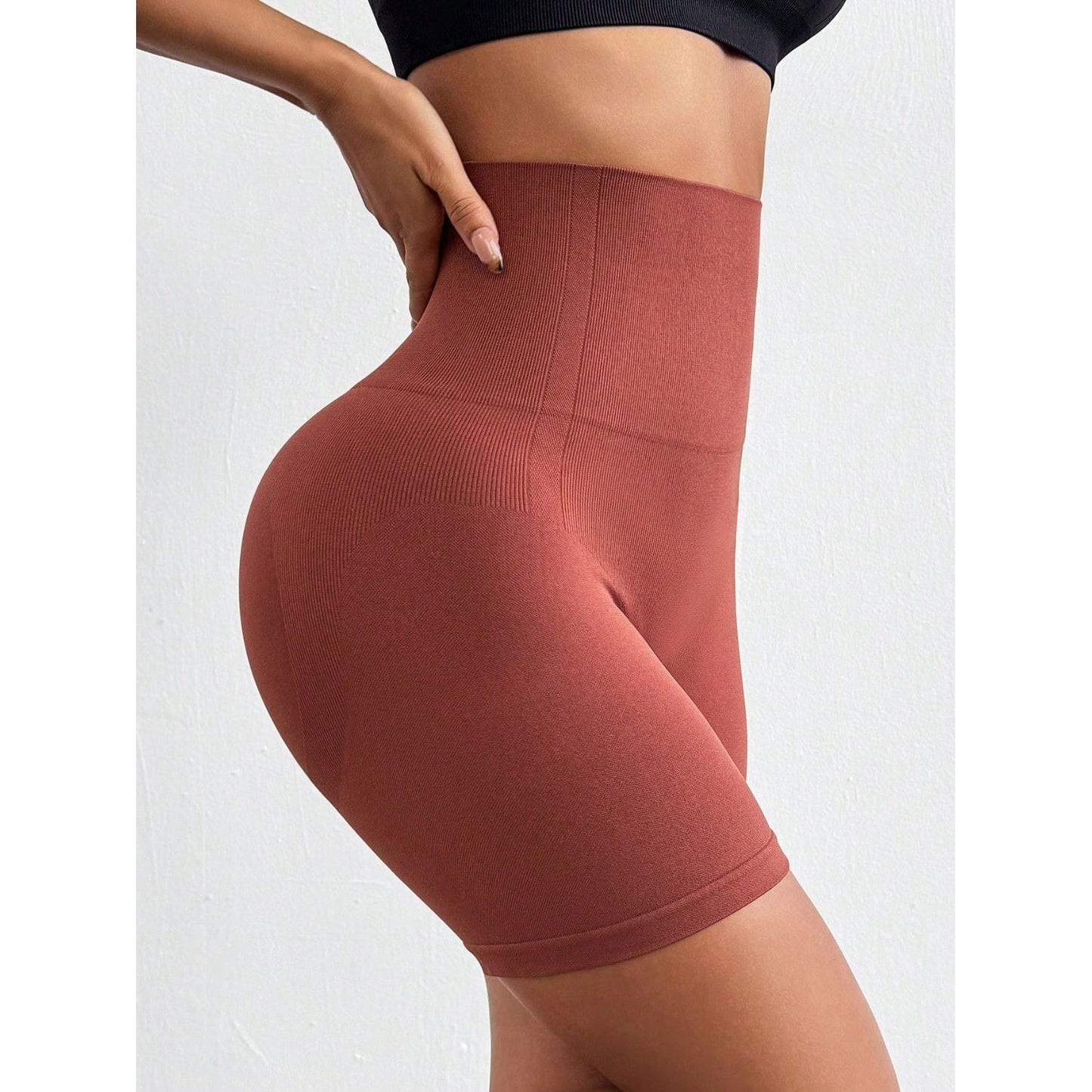 Seamless High Waist Active Shorts