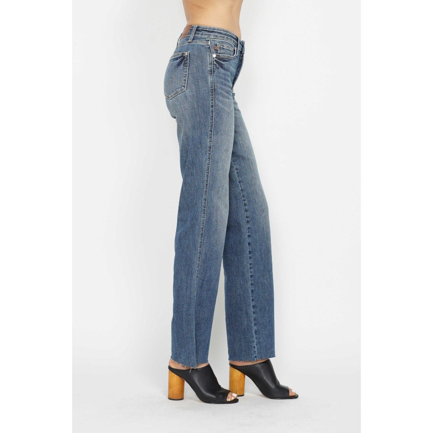 Judy Blue Full Size Tummy Control Straight Jeans