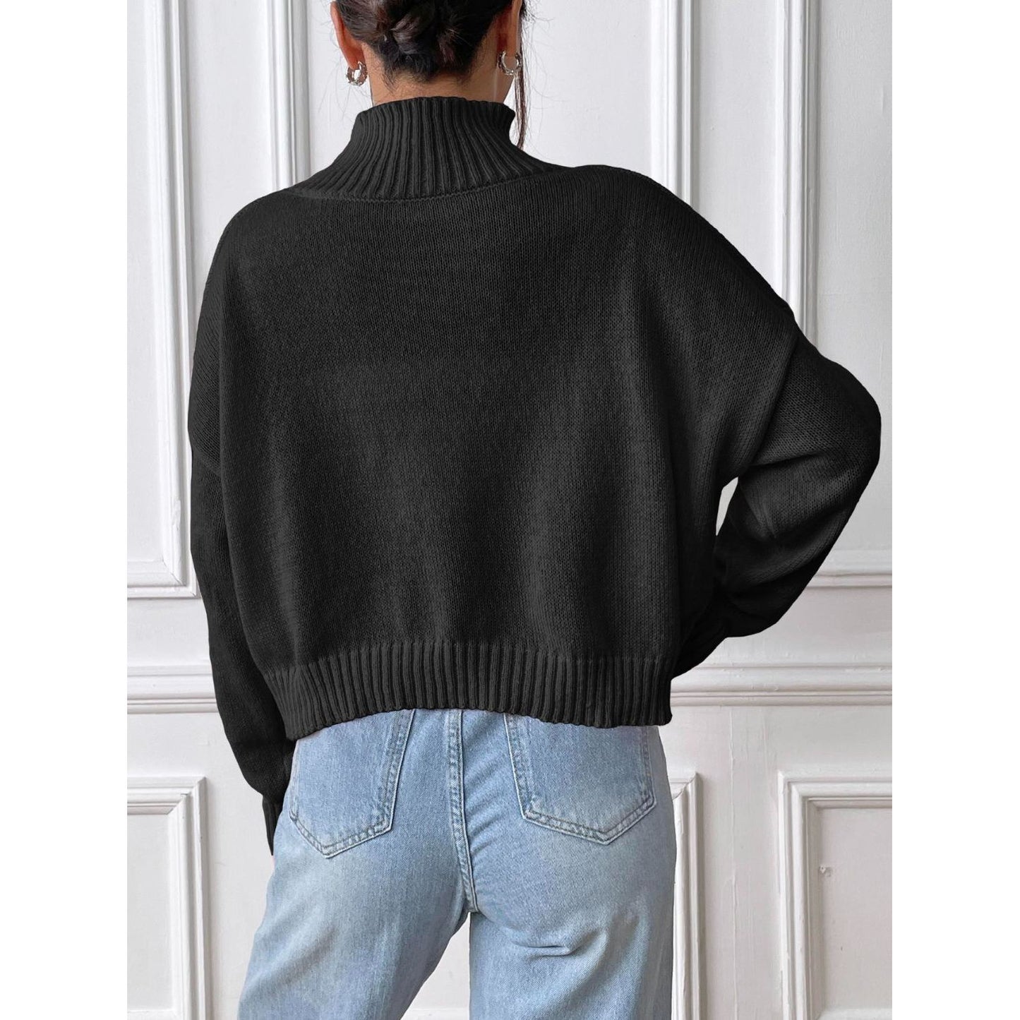 Turtleneck Long Sleeve Sweater