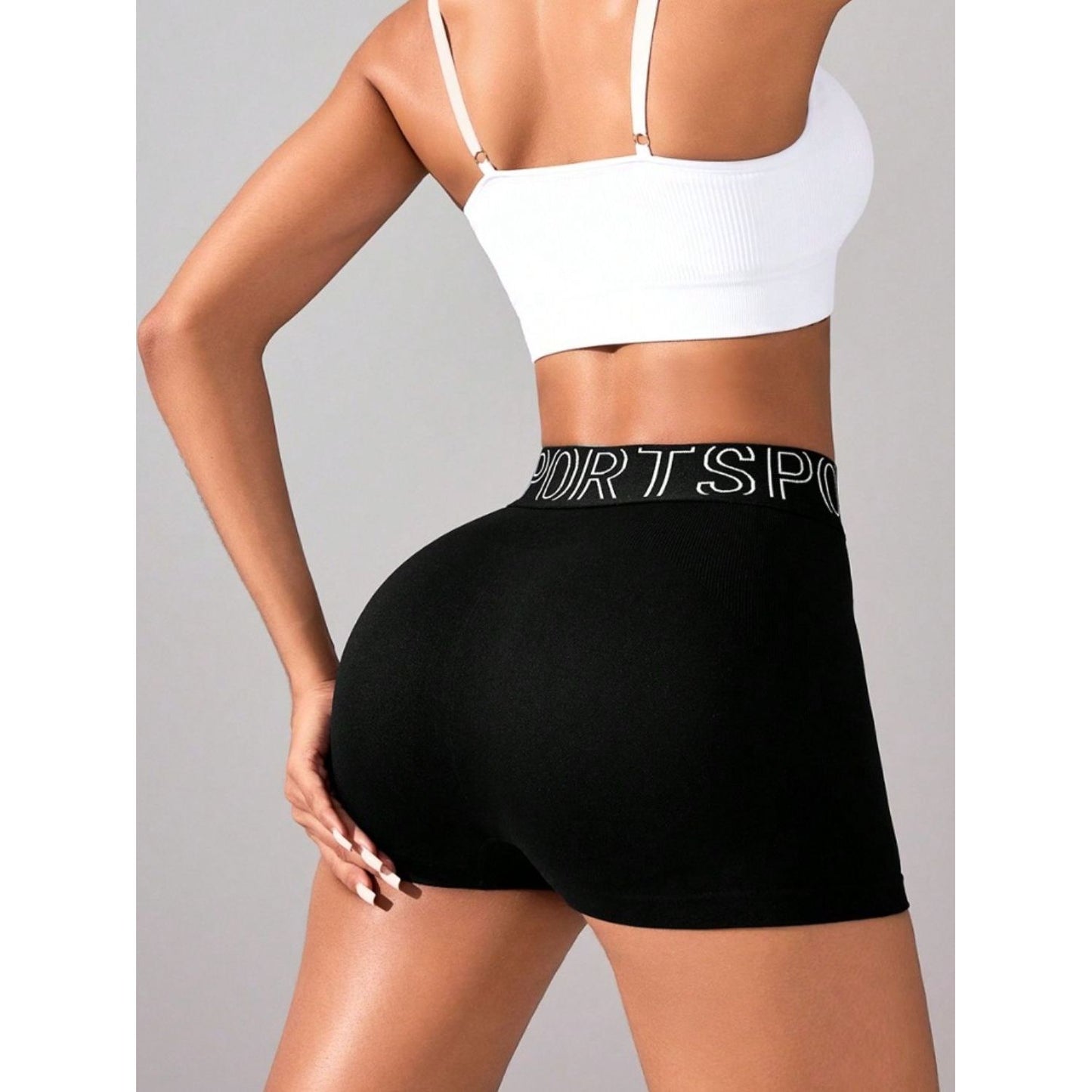 High Waist Active Shorts