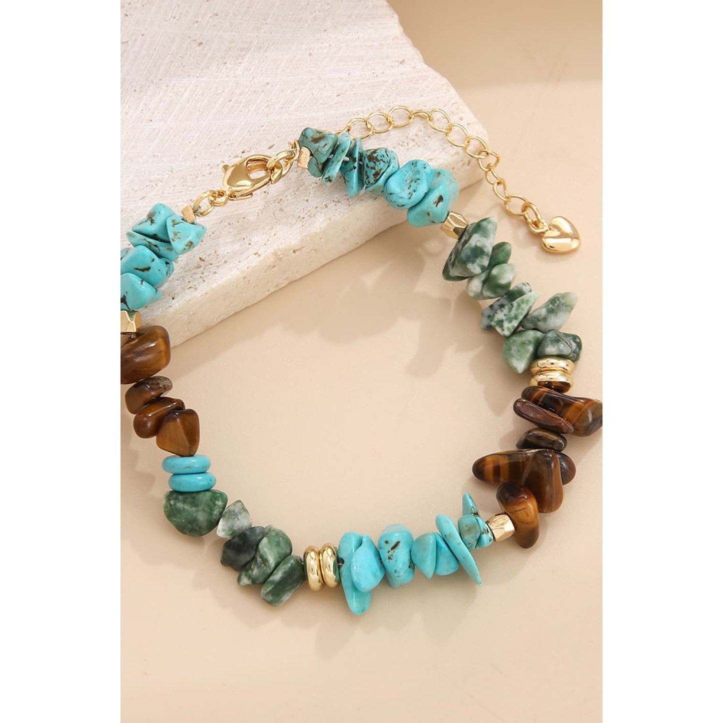 Turquoise & Natural Stone Bracelet