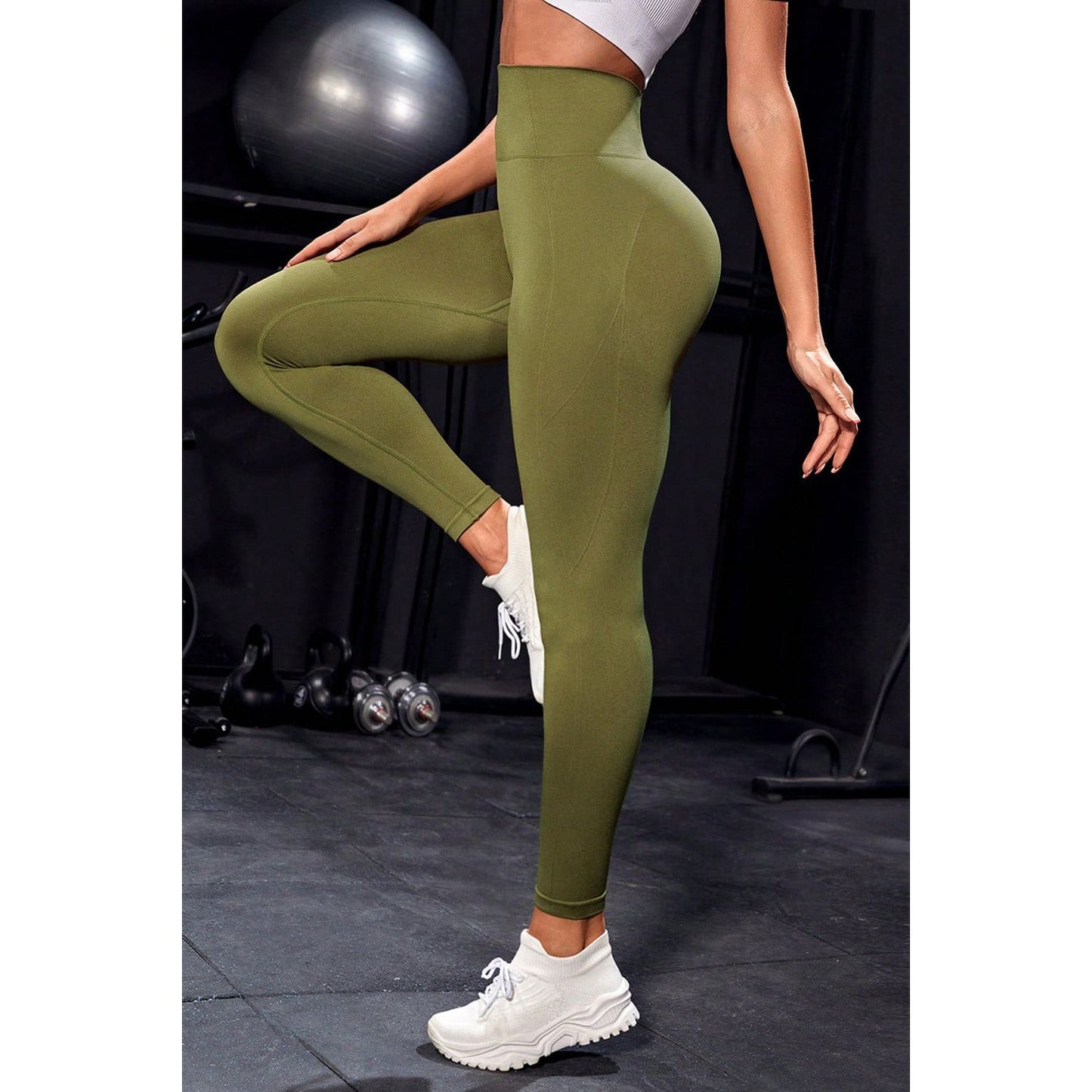 Wide Waistband Sports Leggings