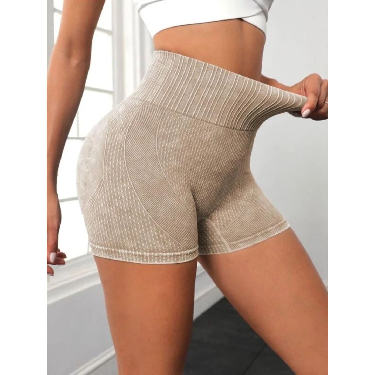 High Waist Active Shorts