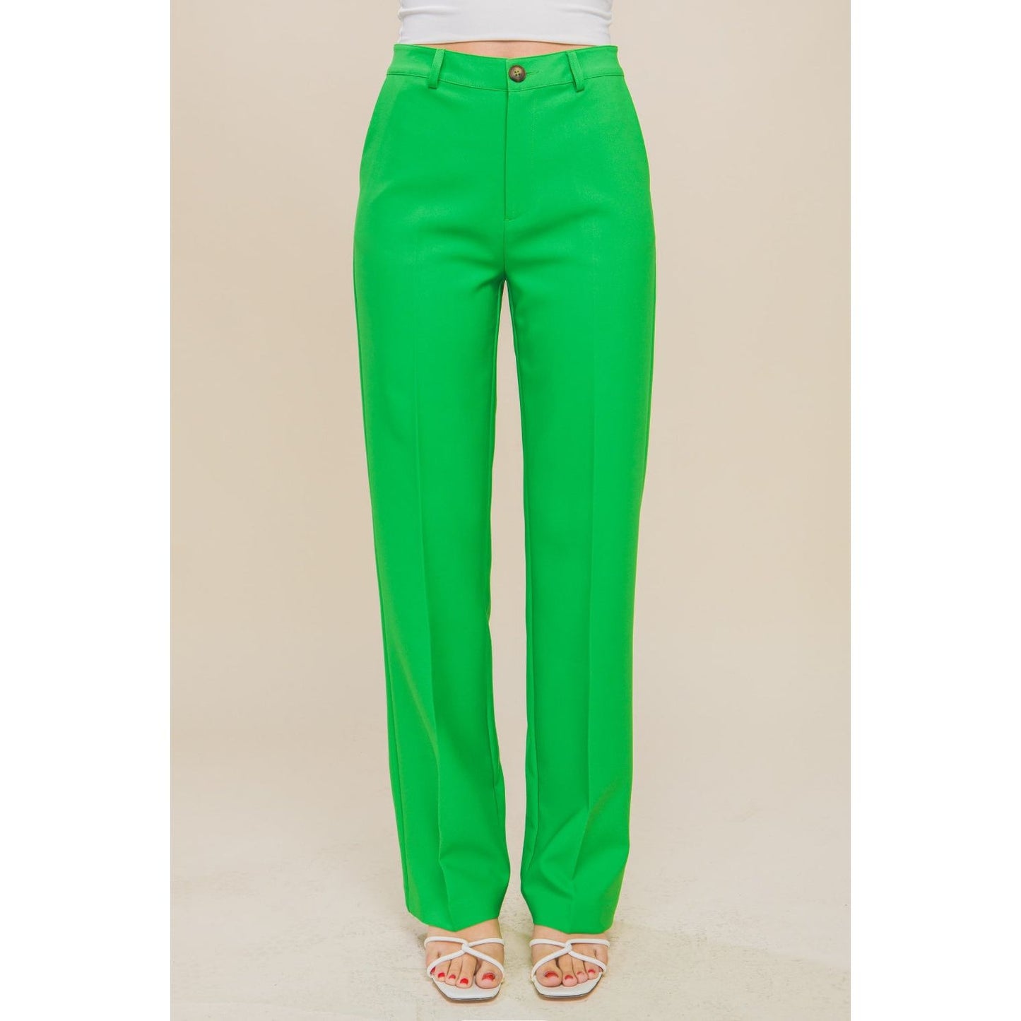 Love Tree High Waist Straight Pants