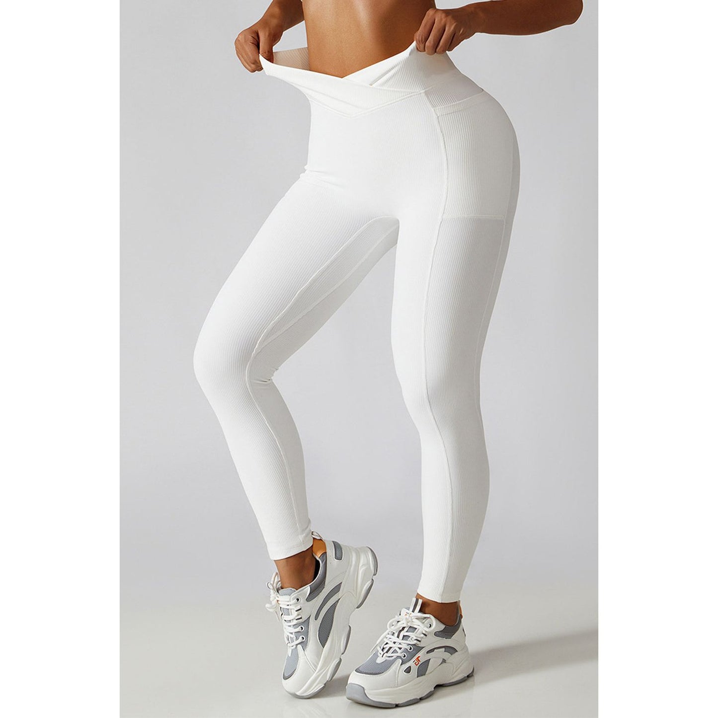 Basic Bae Crossover Waist Active Leggings