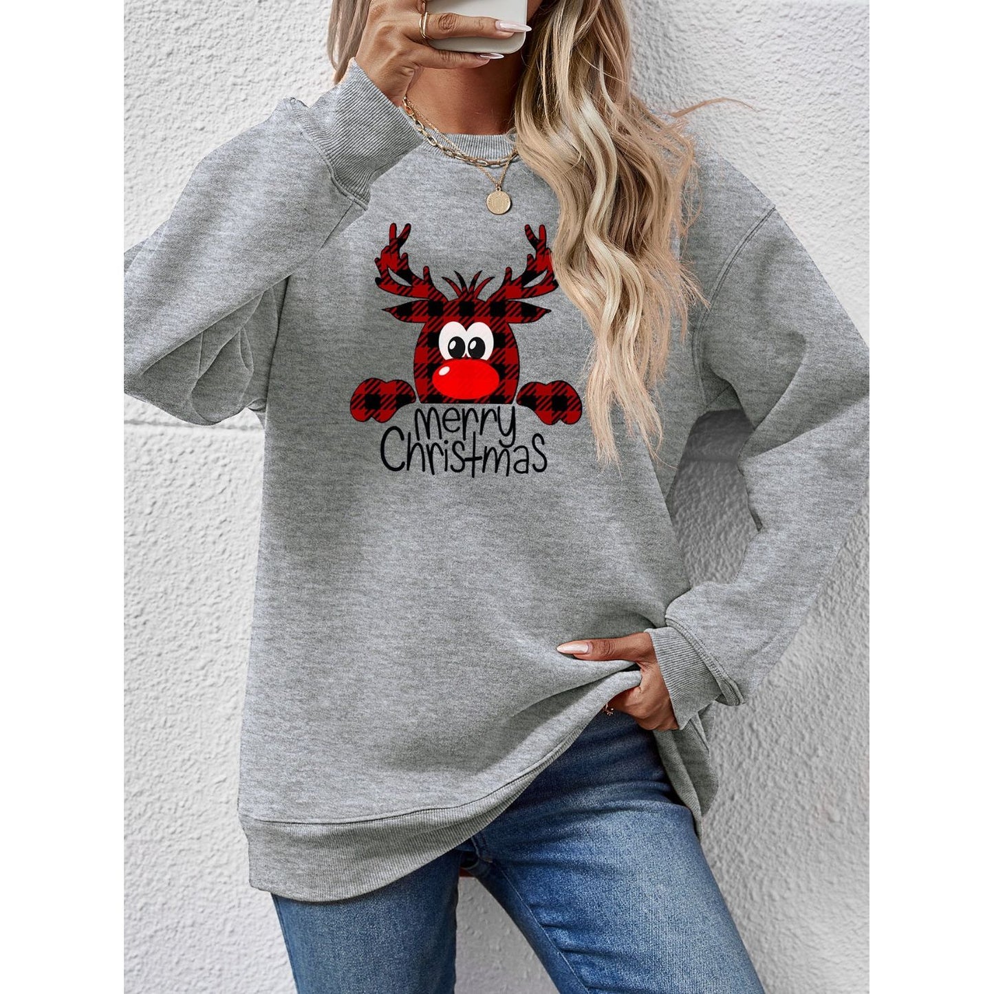 MERRY CHRISTMAS Graphic Sweatshirt