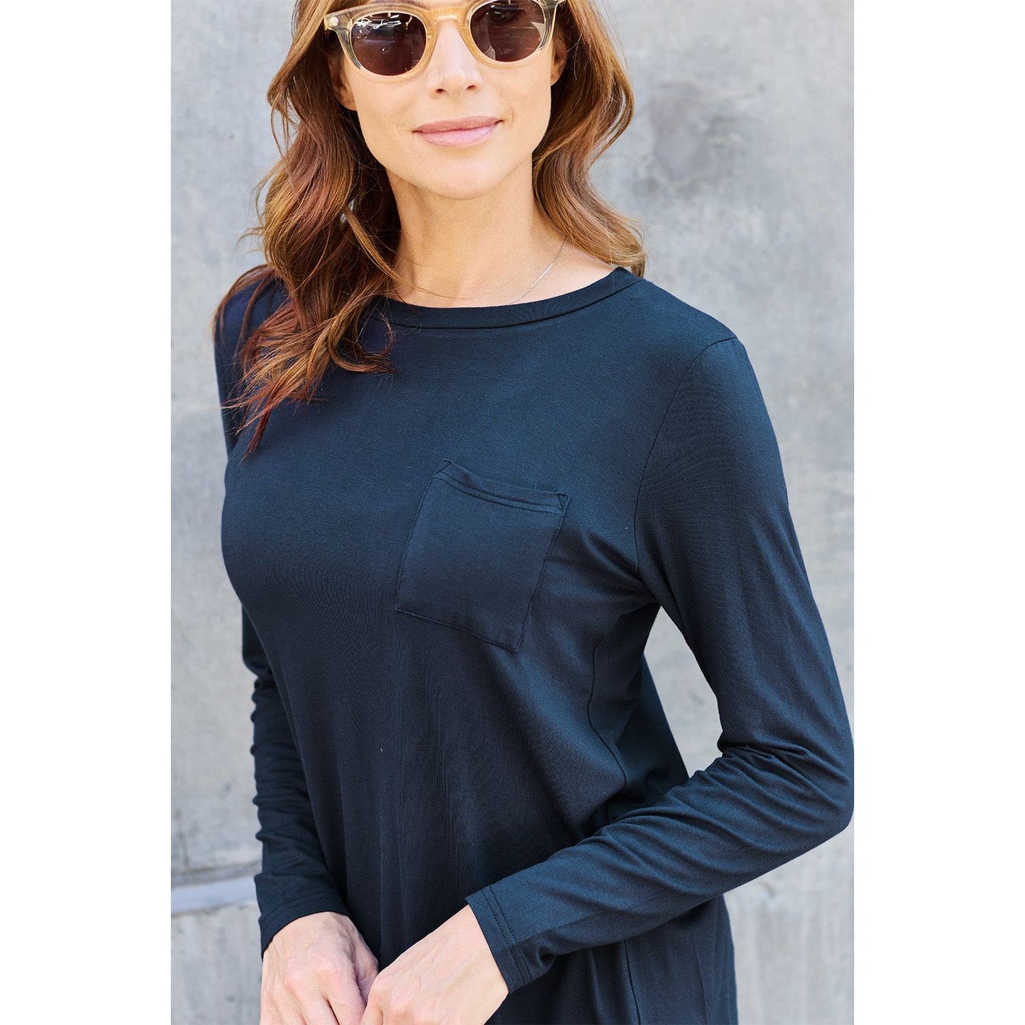 Basic Bae Full Size Round Neck Long Sleeve Top