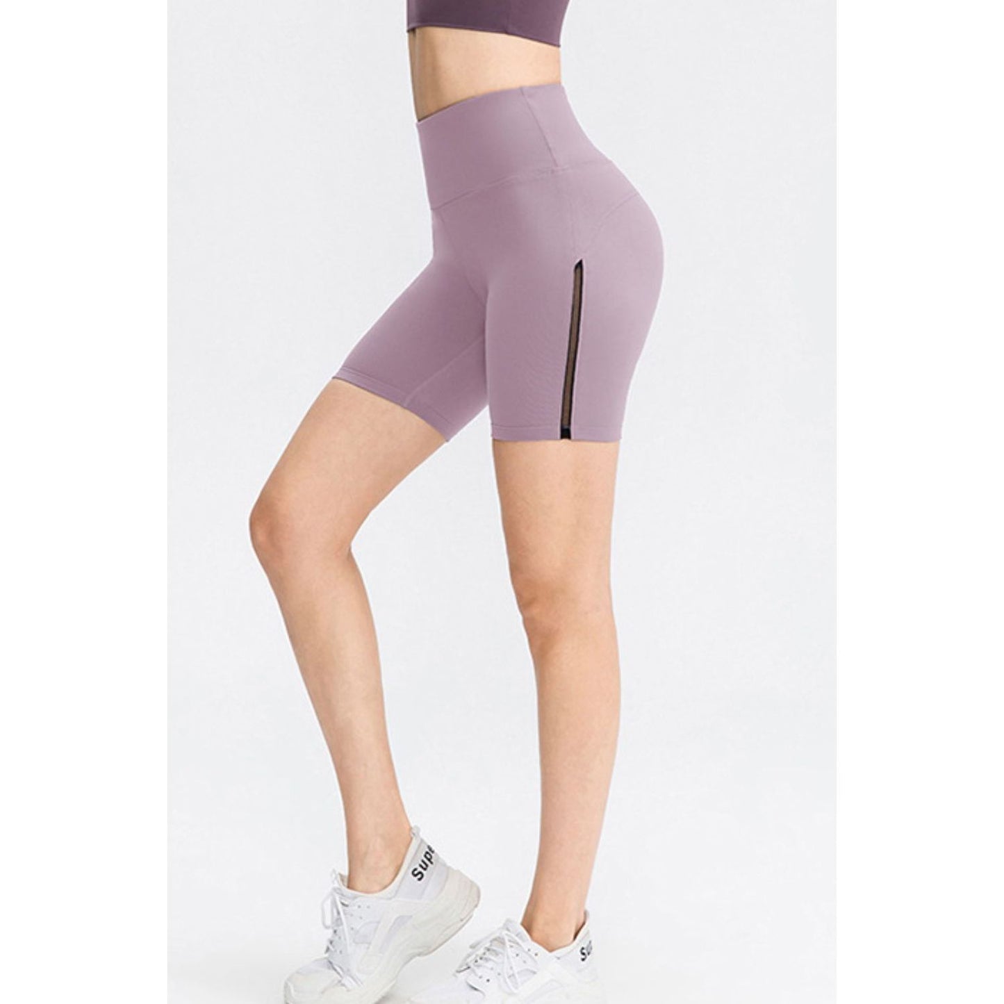 Wide Waistband Sports Shorts