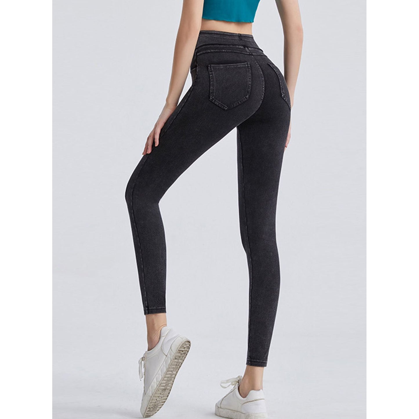 Wide Waistband Sports Leggings