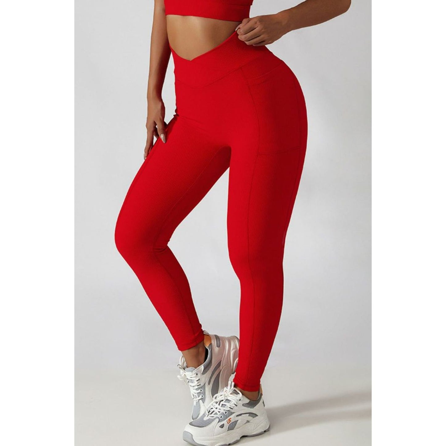 Basic Bae Crossover Waist Active Leggings