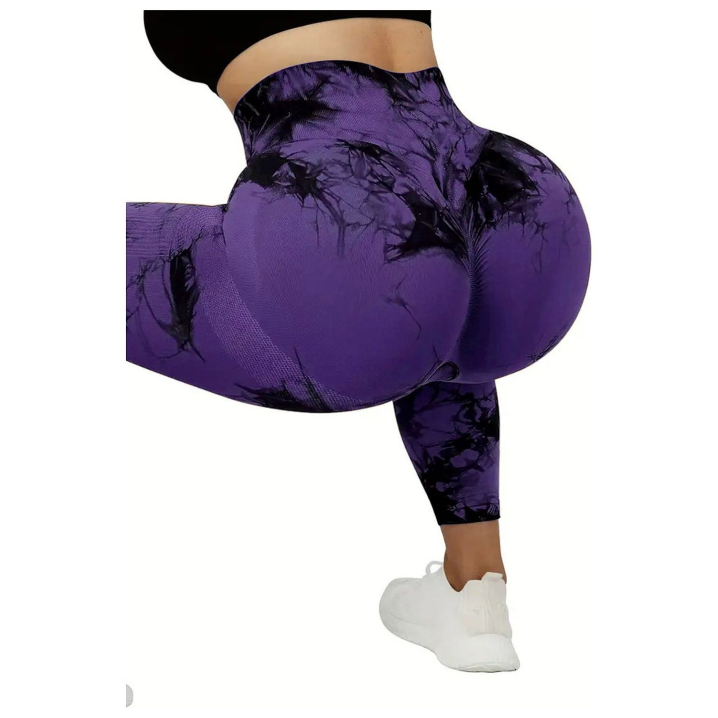 Printed High Waist Active Pants