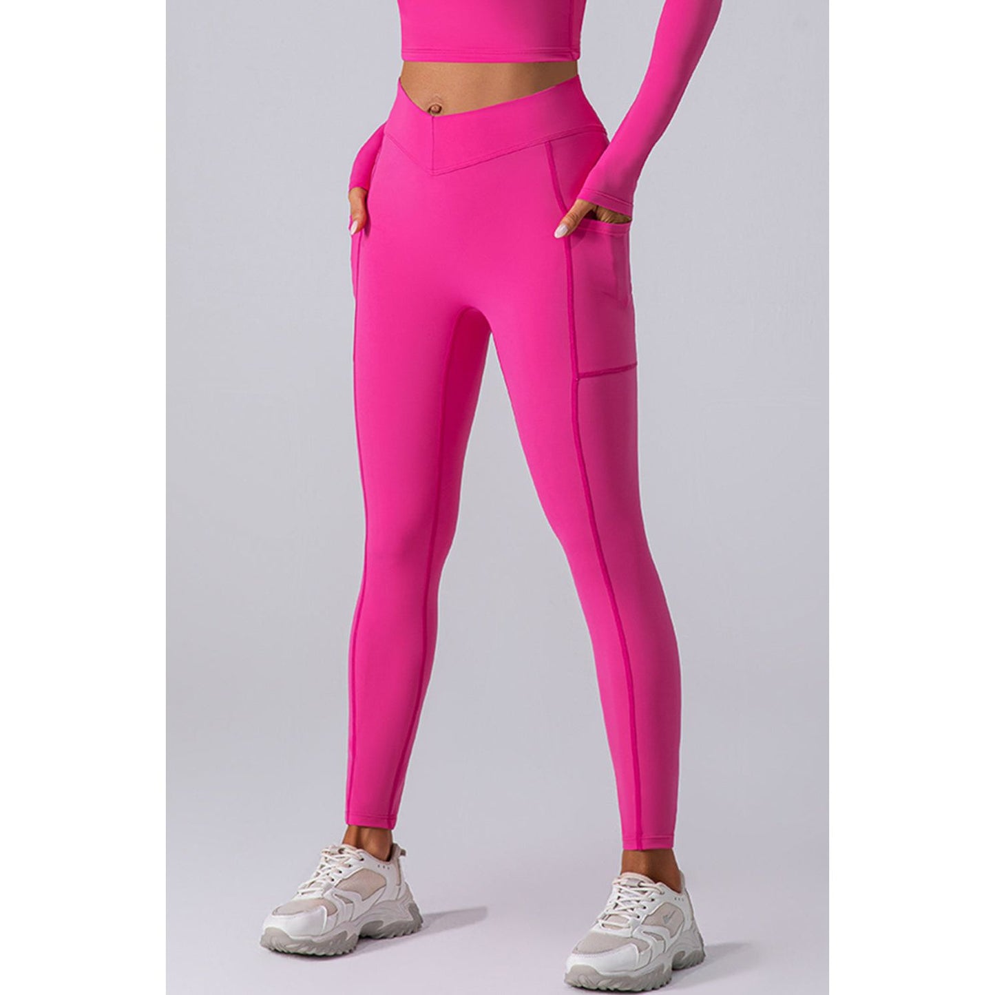 High Waist Active Leggings with Pockets