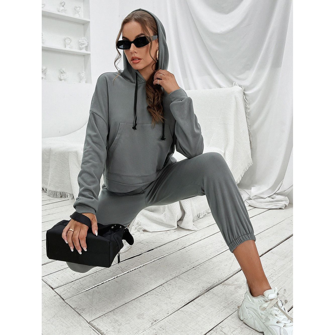 Sports Hoodie and Joggers Set