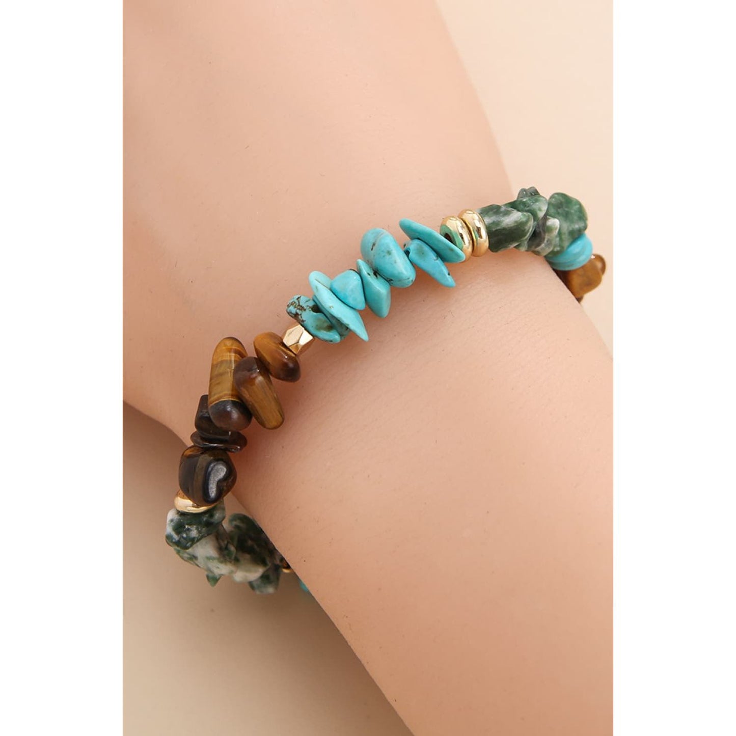 Turquoise & Natural Stone Bracelet