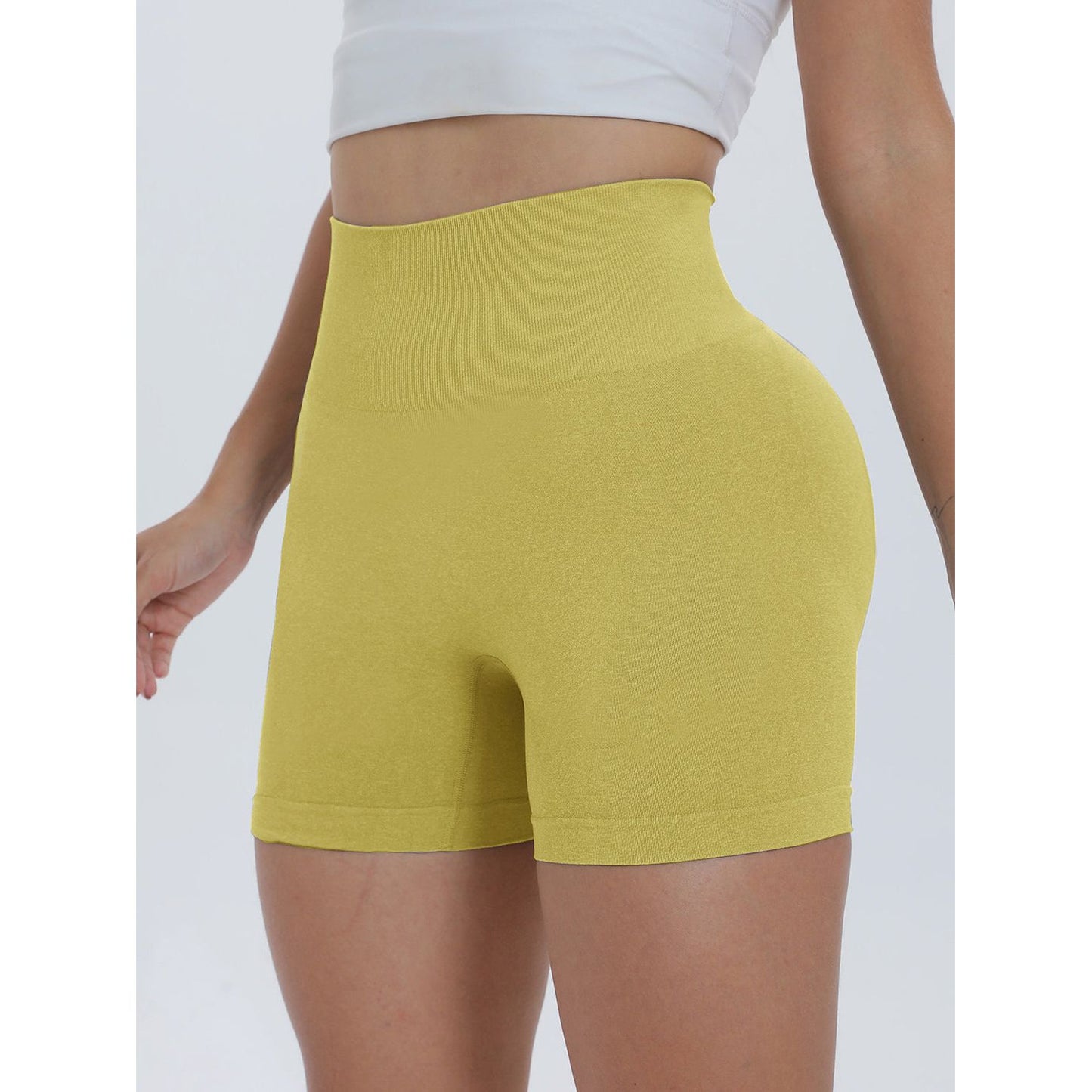 High Waist Active Shorts