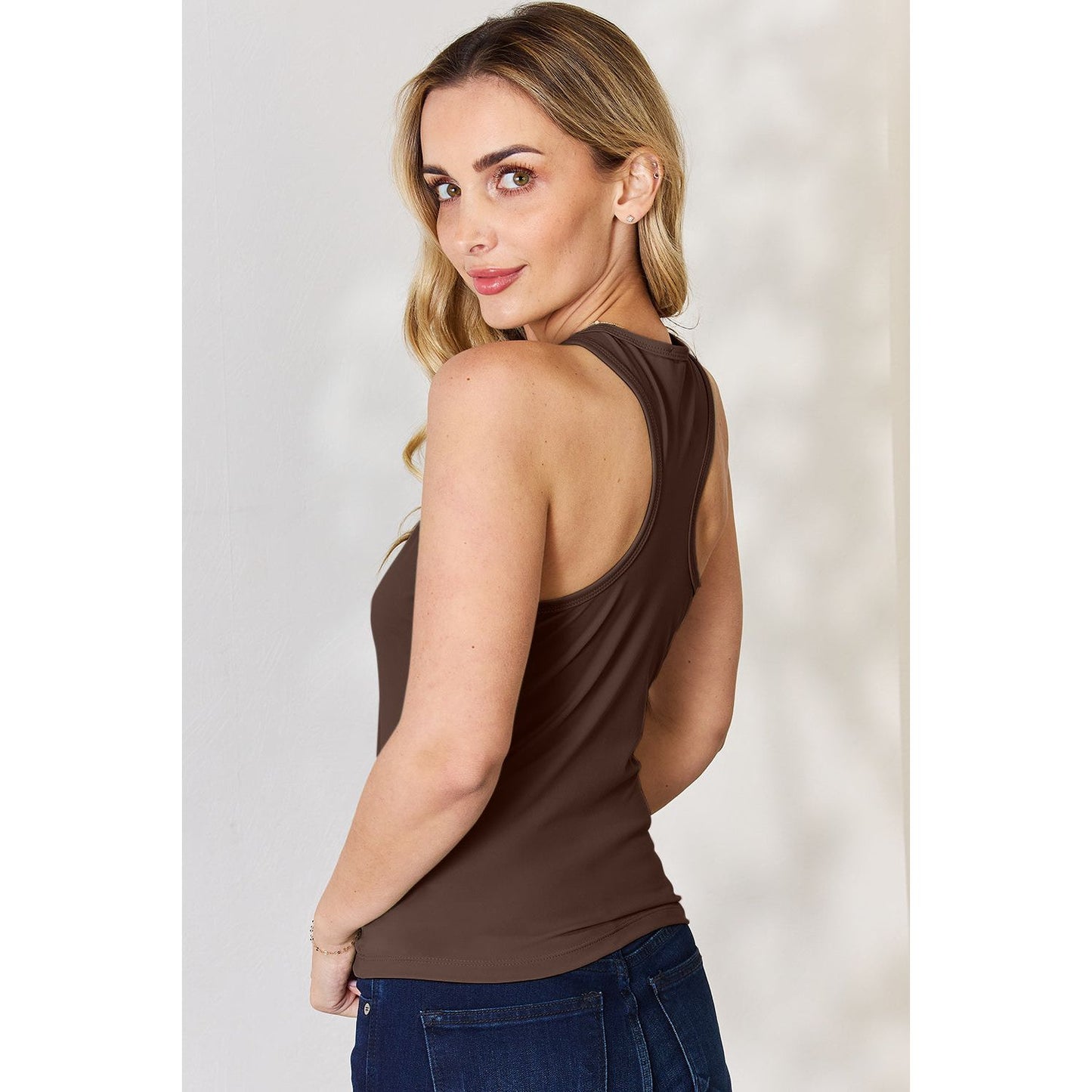 Basic Bae Full Size Round Neck Racerback Tank