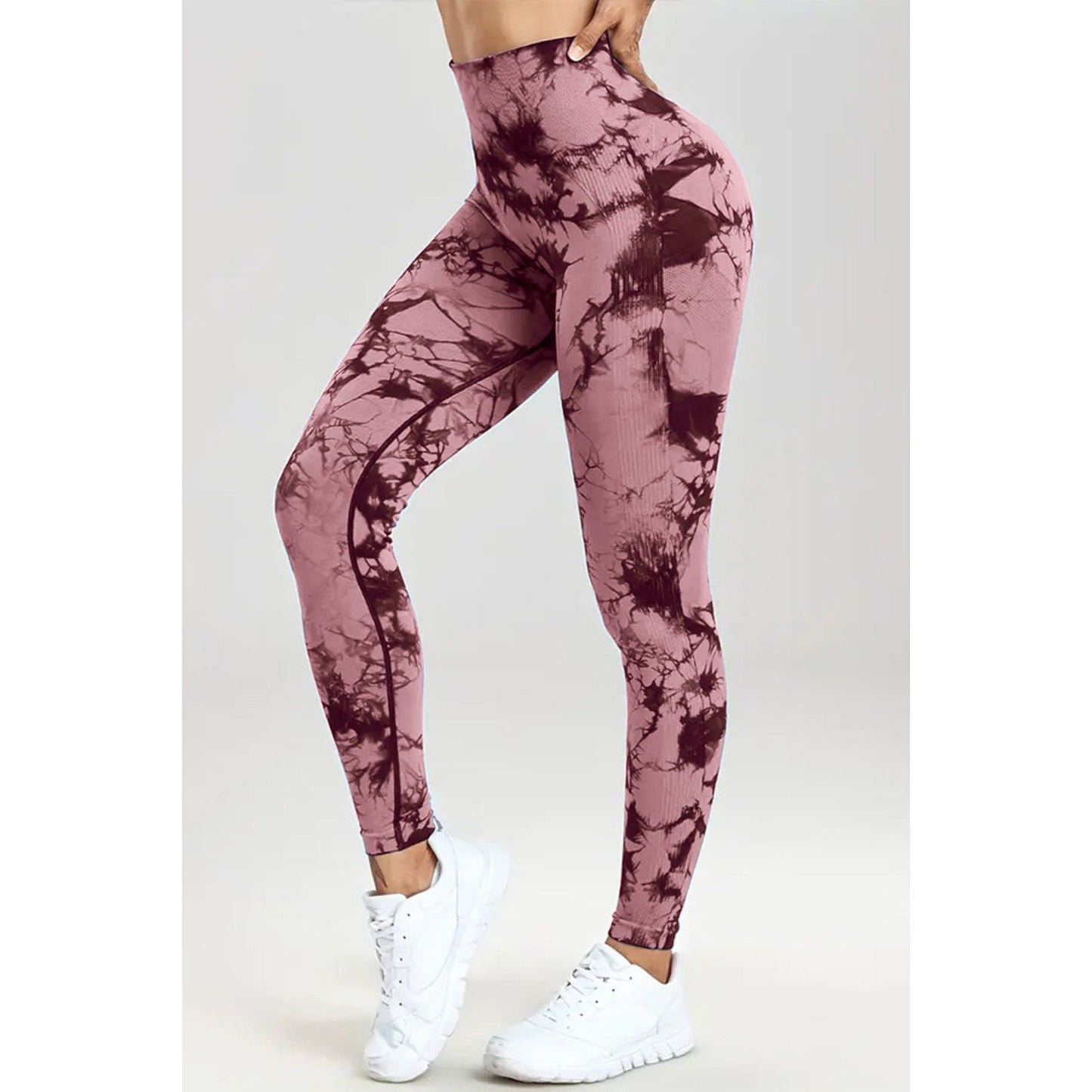 Printed High Waist Active Pants