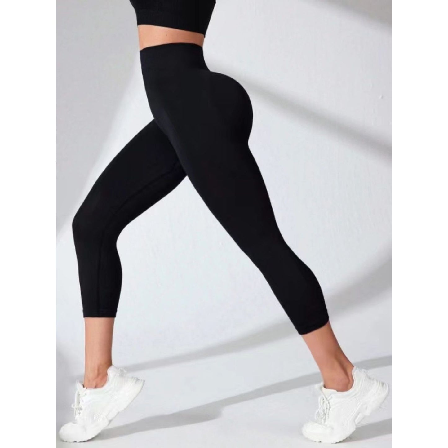 High Waist Cropped Active Leggings