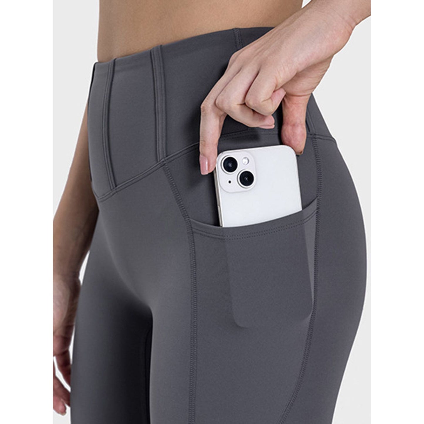 Pocketed High Waist Active Leggings