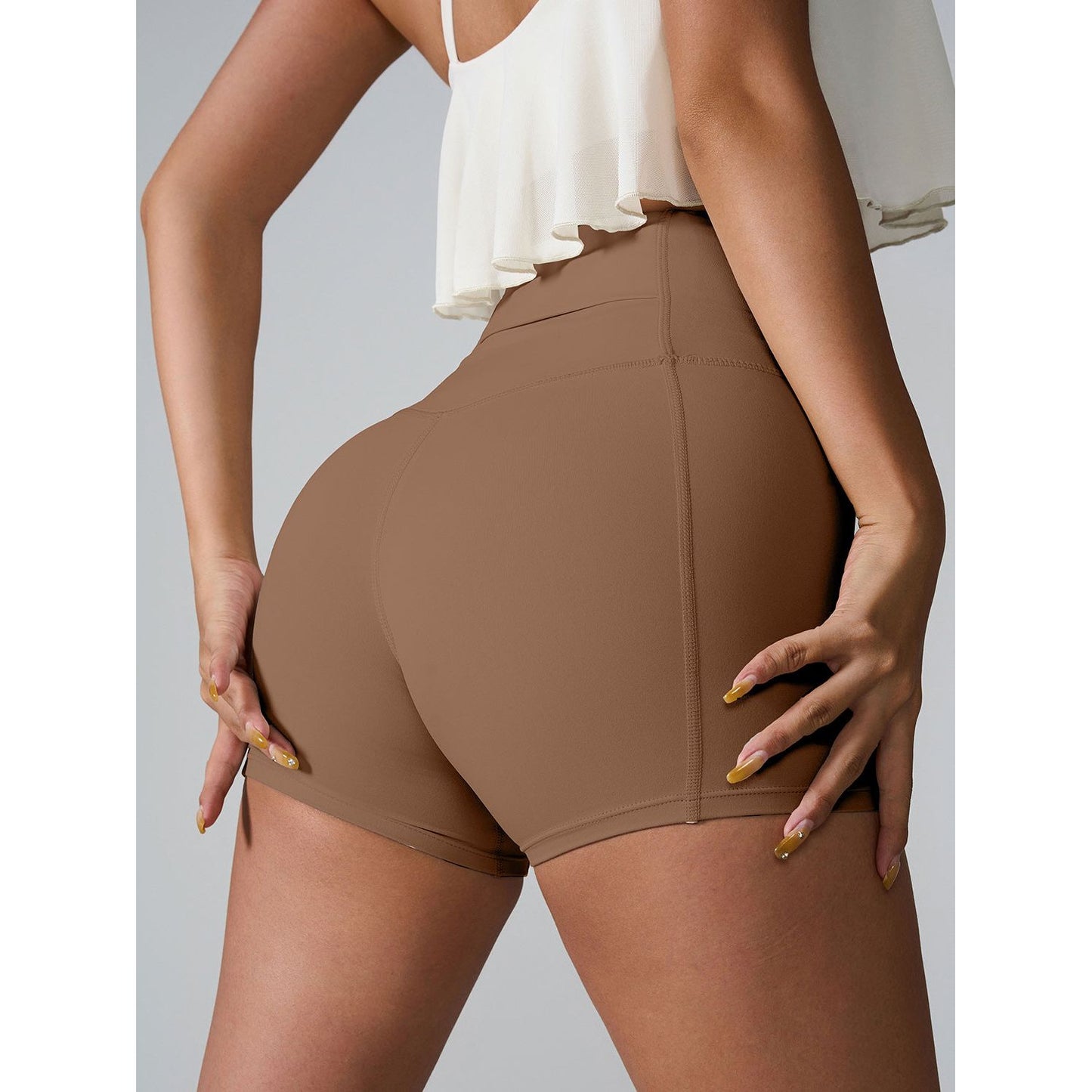 High Waist Active Shorts