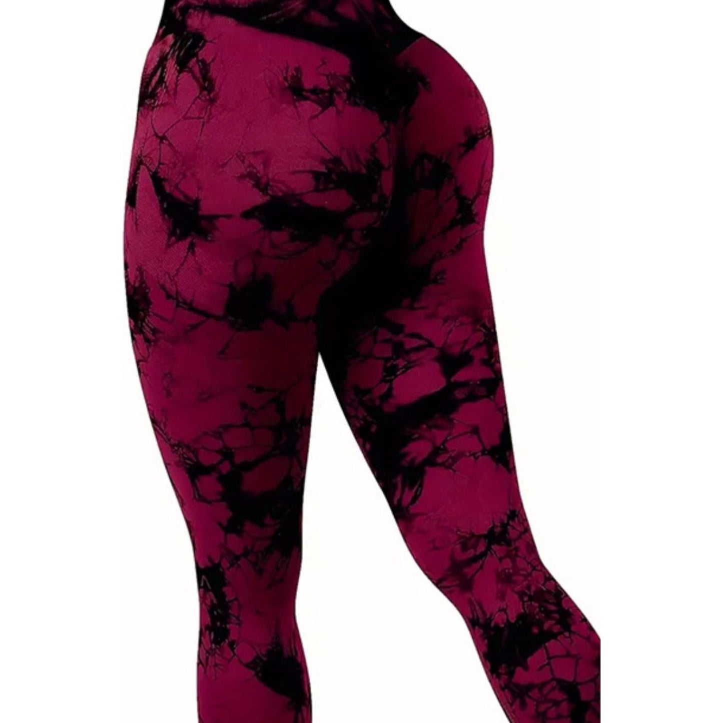 Printed High Waist Active Pants