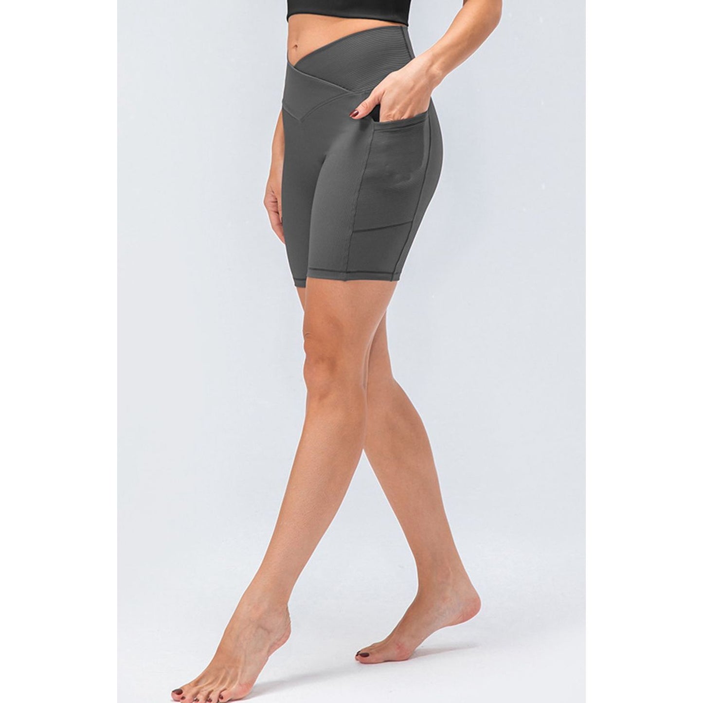 Slim Fit V-Waistband Sports Shorts