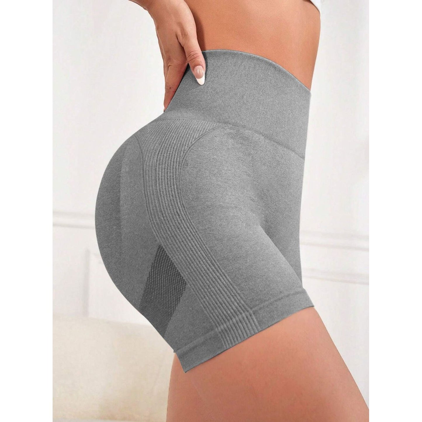 High Waist Active Shorts