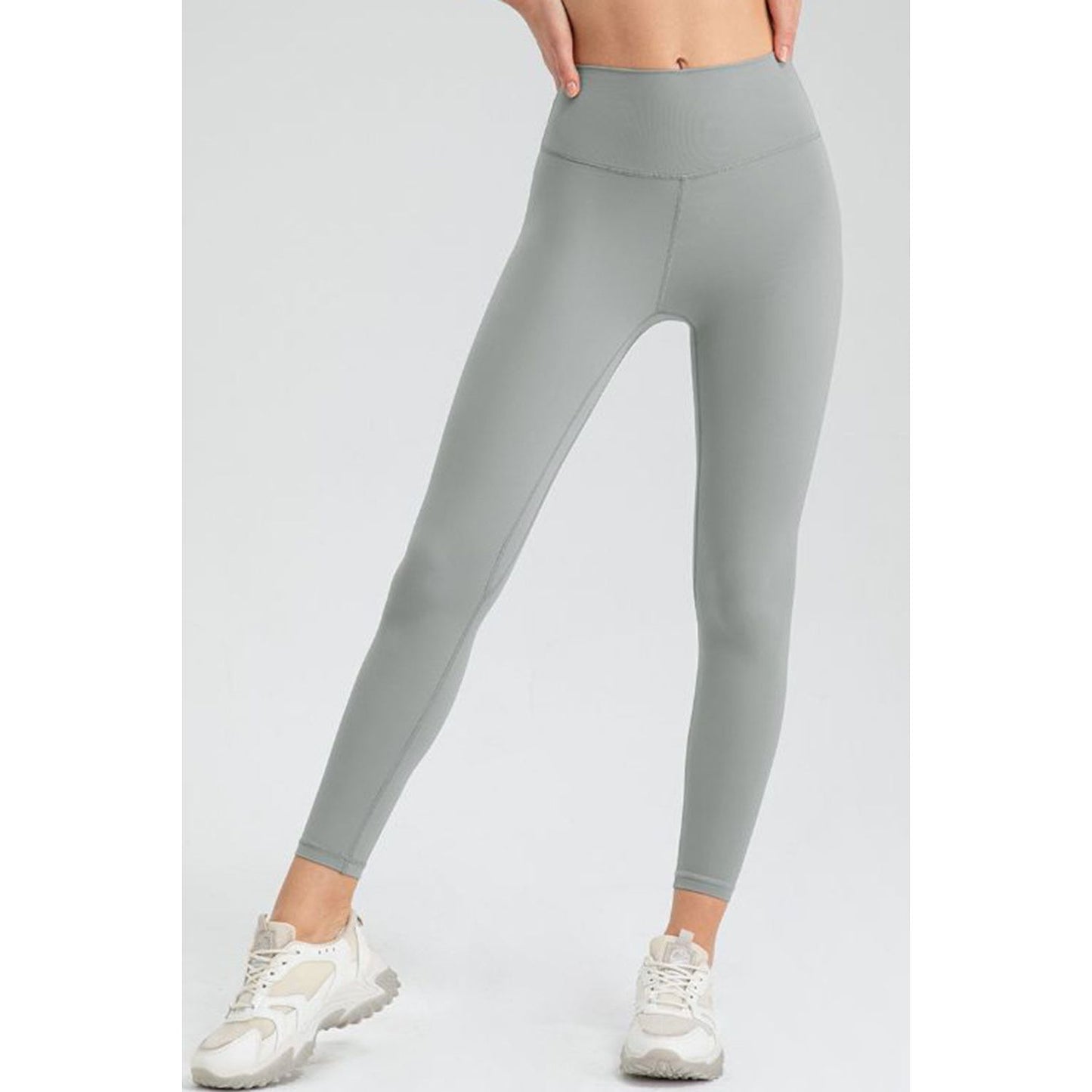 Wide Waistband Slim Fit Active Leggings