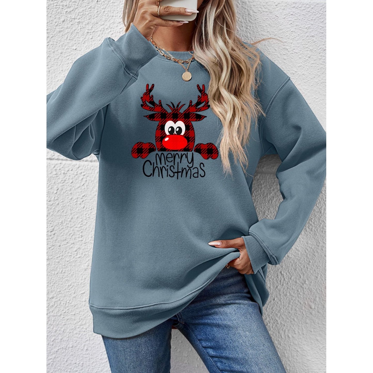 MERRY CHRISTMAS Graphic Sweatshirt