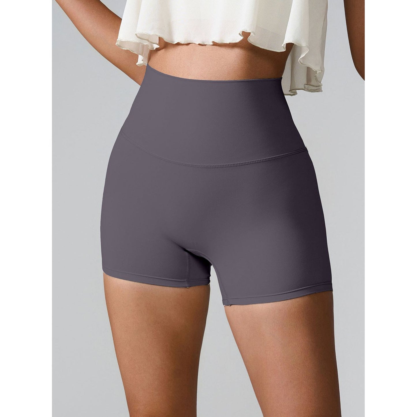 High Waist Active Shorts