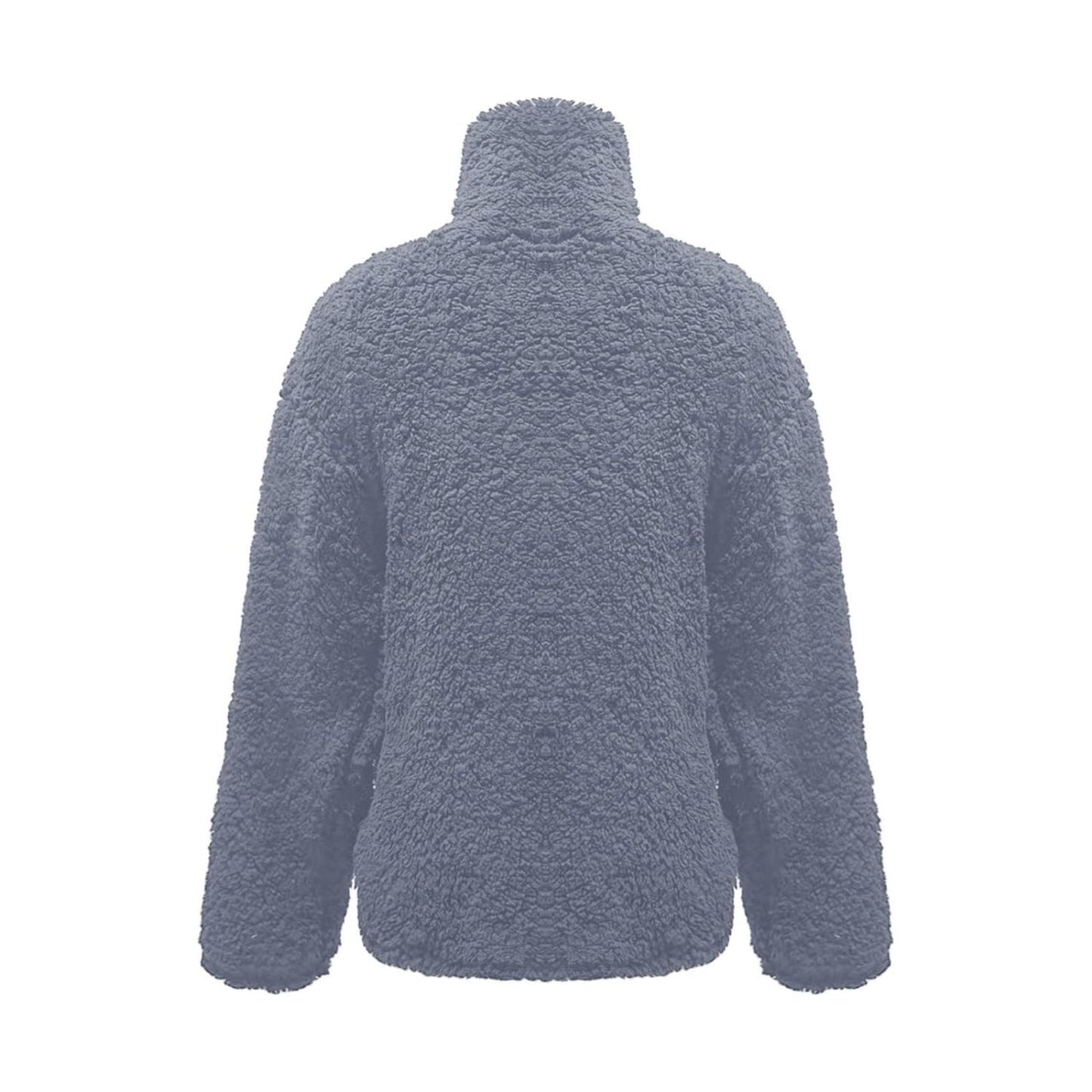 Fuzzy Turtleneck Long Sleeve Sweatshirt