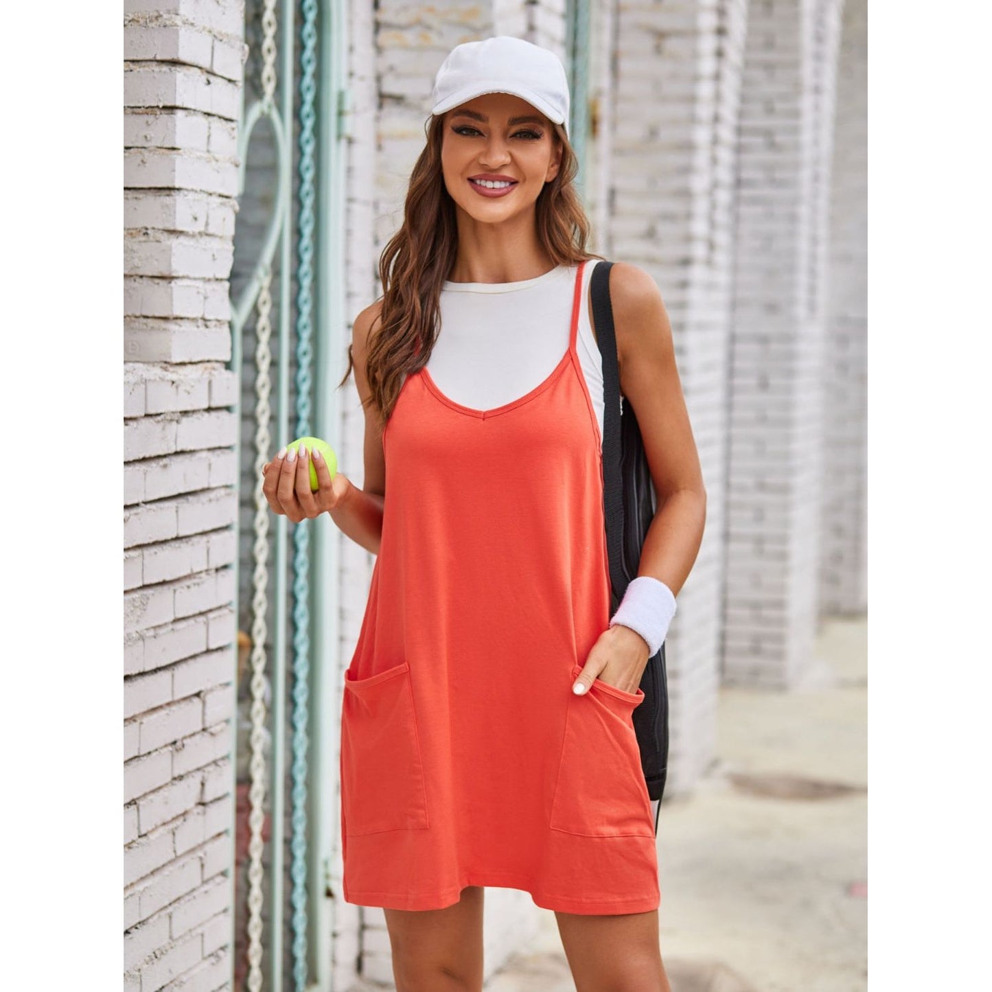 Lovelet Scoop Neck Cami Dress and Shorts Set